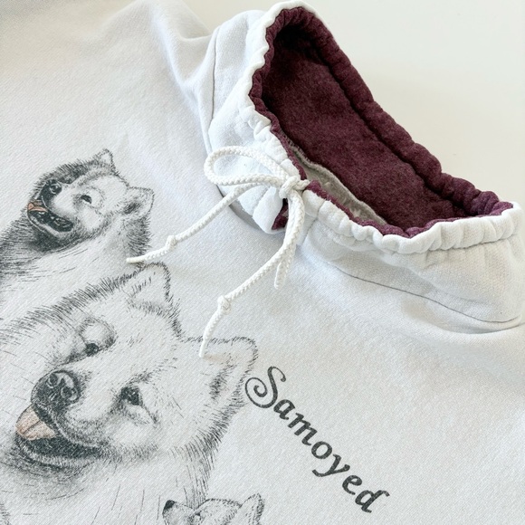 Vintage Samoyed Dog Sweater - Picture 5 of 10